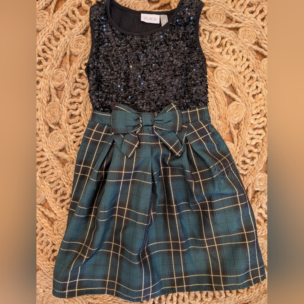 Plaid holiday dress